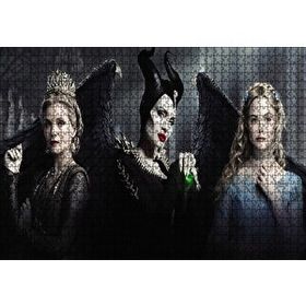 Cakapuzzle Maleficent Kadınları Görseli 120 Parça Ahşap Puzzle