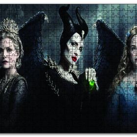Cakapuzzle Maleficent Kadınları Görseli Mdf 255 Parça Puzzle