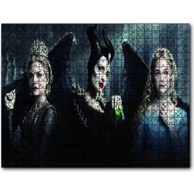 Cakapuzzle Maleficent Kadınları Görseli Mdf 255 Parça Puzzle