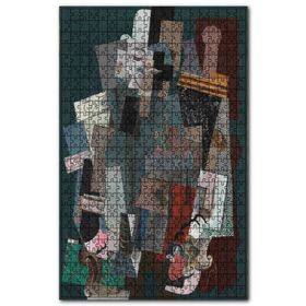 Cakapuzzle Man With A Pipe 1915 By Pablo Picasso Ahşap 255 Parça Puzzle