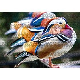 Cakapuzzle Mandarin Ördekleri 120 Parça Ahşap Puzzle