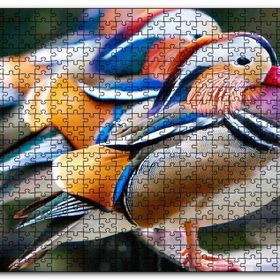 Cakapuzzle Mandarin Ördekleri Mdf 120 Parça Puzzle