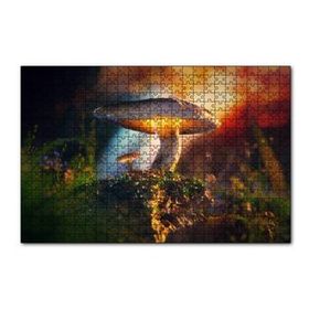 Cakapuzzle Mantar ve Örümcek Makro 120 Parça Ahşap Puzzle