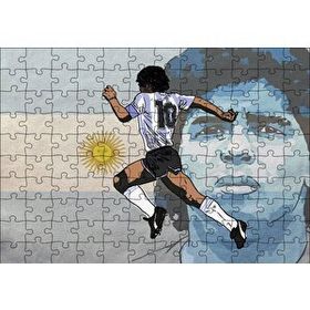 Cakapuzzle Maradona Arjantin Milli Takımı 120 Parça Ahşap Puzzle