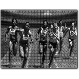 Cakapuzzle Maraton Yarışçıları Ahşap 1000 Parça Puzzle