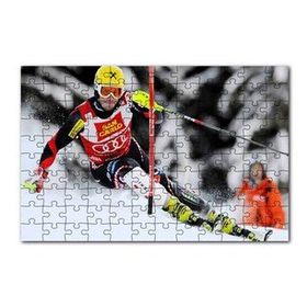 Cakapuzzle Marcel Hirscher Spor Kayak 120 Parça Ahşap Puzzle