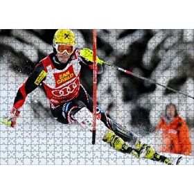 Cakapuzzle Marcel Hirscher Spor Kayak 120 Parça Ahşap Puzzle