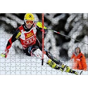 Cakapuzzle Marcel Hirscher Spor Kayak 120 Parça Ahşap Puzzle