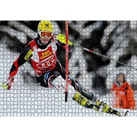 Cakapuzzle Marcel Hirscher Spor Kayak 120 Parça Ahşap Puzzle