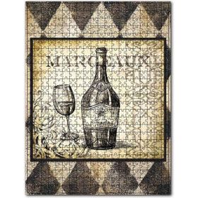 Cakapuzzle Margeaux Şarp Afiş Görseli Ahşap 1000 Parça Puzzle
