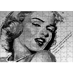 Cakapuzzle Marilyn Monroe Çizim 120 Parça Ahşap Puzzle