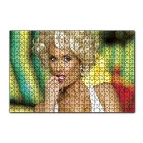 Cakapuzzle Marilyn Monroe Düşünceli 120 Parça Ahşap Puzzle