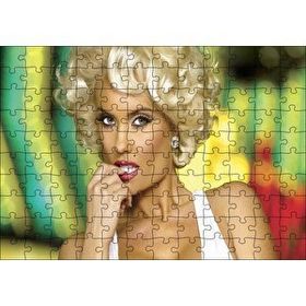 Cakapuzzle Marilyn Monroe Düşünceli 120 Parça Ahşap Puzzle