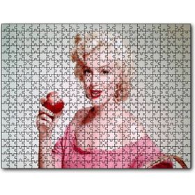 Cakapuzzle Marilyn Monroe Isırılmış Elma Mdf 120 Parça Puzzle