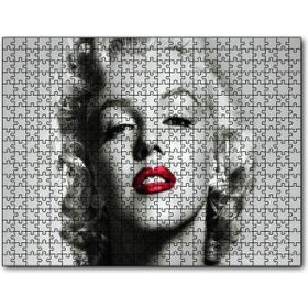 Cakapuzzle Marilyn Monroe Yakın Plan Kırmızı Dudaklar 255 Parça Puzzle