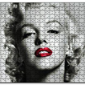 Cakapuzzle Marilyn Monroe Yakın Plan Kırmızı Dudaklar Mdf 120 Parça Puzzle