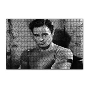 Cakapuzzle Marlon Brando Gençlik Yıllarında 120 Parça Ahşap Puzzle