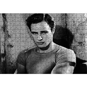 Cakapuzzle Marlon Brando Gençlik Yıllarında 120 Parça Ahşap Puzzle