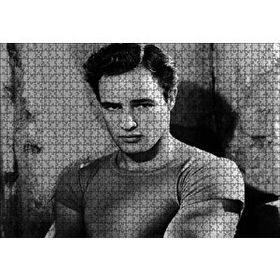 Cakapuzzle Marlon Brando Gençlik Yıllarında Mdf 1000 Parça Puzzle