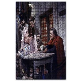 Cakapuzzle Marlon Brando ve Meksikalı Kadın Ahşap 255 Parça Puzzle