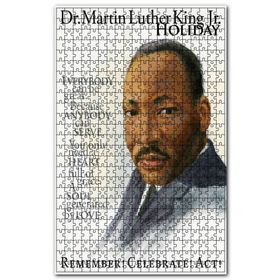 Cakapuzzle Martin Luther King ve Özlü Sözler Ahşap 255 Parça Puzzle