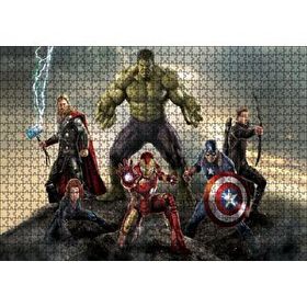 Cakapuzzle Marvel Avengers Görseli 120 Parça Ahşap Puzzle