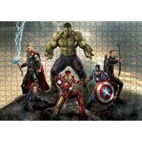 Cakapuzzle Marvel Avengers Görseli 120 Parça Ahşap Puzzle