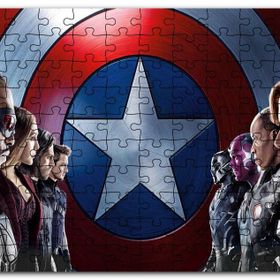 Cakapuzzle Marvel Avengers Infinity Kaptan Amerika Savaş Mdf 120 Parça Puzzle