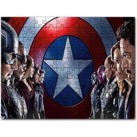 Cakapuzzle Marvel Avengers Infinity Kaptan Amerika Savaş Mdf 255 Parça Puzzle