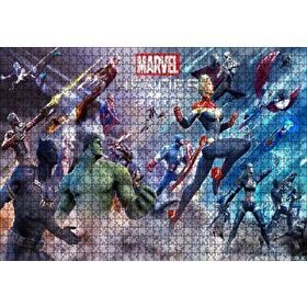 Cakapuzzle Marvel Kahramanları 120 Parça Ahşap Puzzle