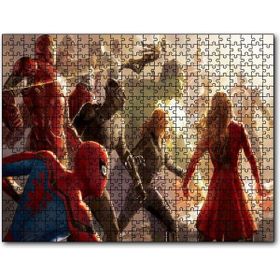 Cakapuzzle Marvel Sinematik Evreni Tüm Kahramanlar Mdf 1000 Parça Puzzle