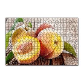 Cakapuzzle Masa Üstünde Şeftali Görseli 120 Parça Ahşap Puzzle
