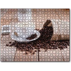 Cakapuzzle Masada Kahve Çekirdekleri ve Latte Mdf 1000 Parça Puzzle