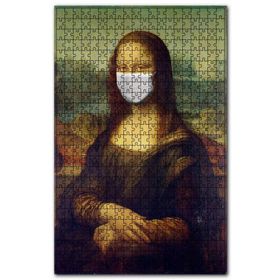 Cakapuzzle Maskeli Mona Lisa Ahşap 1000 Parça Puzzle