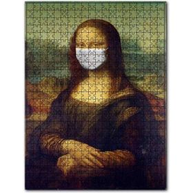 Cakapuzzle Maskeli Mona Lisa Ahşap 1000 Parça Puzzle
