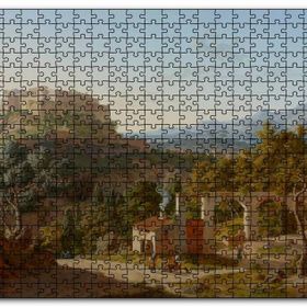 Cakapuzzle Massa Di Carrara Kalesi Mdf 120 Parça Puzzle