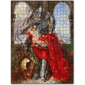 Cakapuzzle Masum Bebek ve Bakıcısı Metalik Dadı Ahşap 255 Parça Puzzle