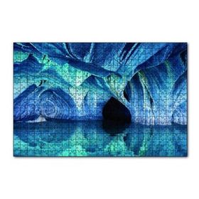 Cakapuzzle Mavi Gölet Mağara 120 Parça Ahşap Puzzle