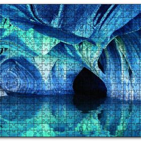 Cakapuzzle Mavi Gölet Mağara Mdf 120 Parça Puzzle