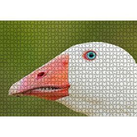 Cakapuzzle Mavi Gözlü Kaz Yakın Plan 120 Parça Ahşap Puzzle