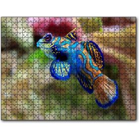 Cakapuzzle Mavi Mandarin Balığı Mdf 1000 Parça Puzzle