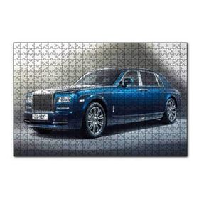 Cakapuzzle Mavi Rolls Royce Görseli 120 Parça Ahşap Puzzle