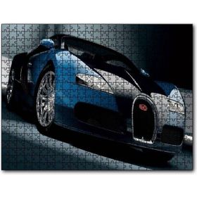 Cakapuzzle Mavi Siyah Bugatti 500 Parça Puzzle