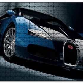 Cakapuzzle Mavi Siyah Bugatti Mdf 120 Parça Puzzle
