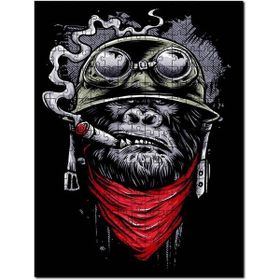 Cakapuzzle Maymun Grafiti Görsel Mdf 1000 Parça Puzzle