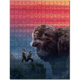 Cakapuzzle Maymun Kral Kong Canavar Kafatası Adası Mdf 1000 Parça Puzzle