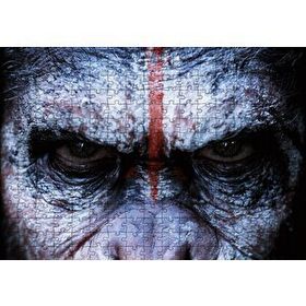 Cakapuzzle Maymunlar Cennemi Kararlı Savaşçı 120 Parça Ahşap Puzzle