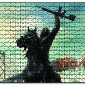 Cakapuzzle Maymunlar Gezegeni Movie Poster Mdf 120 Parça Puzzle