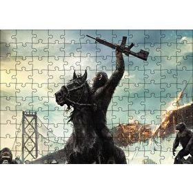 Cakapuzzle Maymunlar Gezegeni Movie Poster Mdf 120 Parça Puzzle
