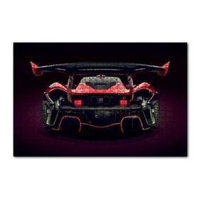 Cakapuzzle McLaren P1 GTR Arka Görünüş 120 Parça Ahşap Puzzle